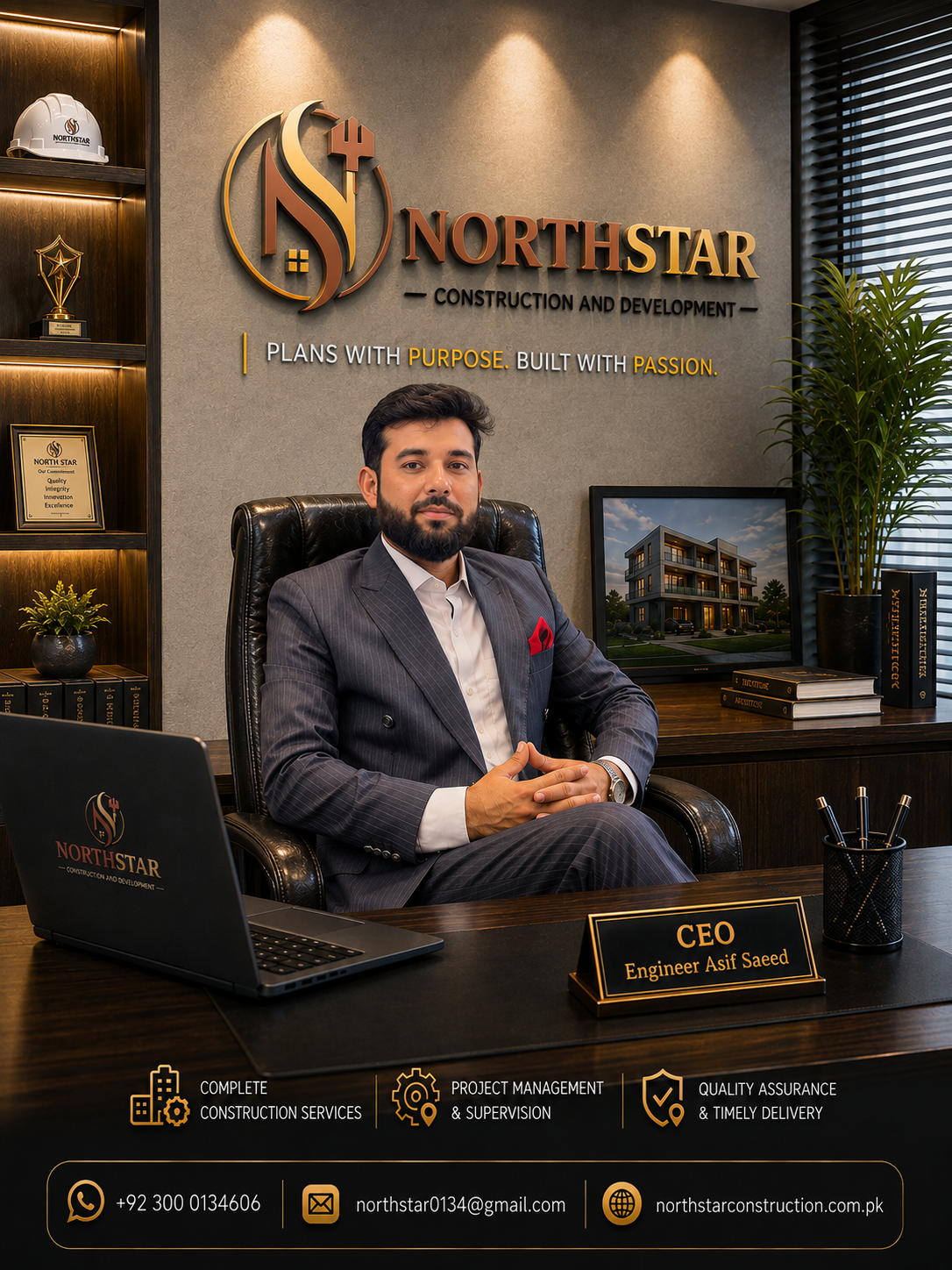Engineer Asif Saeed — Founder & Chief Executive Officer, North Star Construction